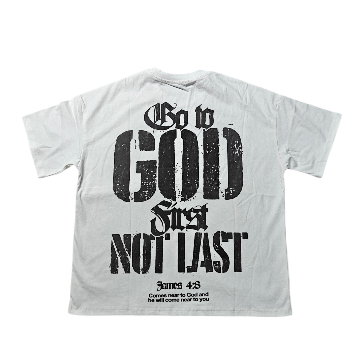 white blessed forever tee