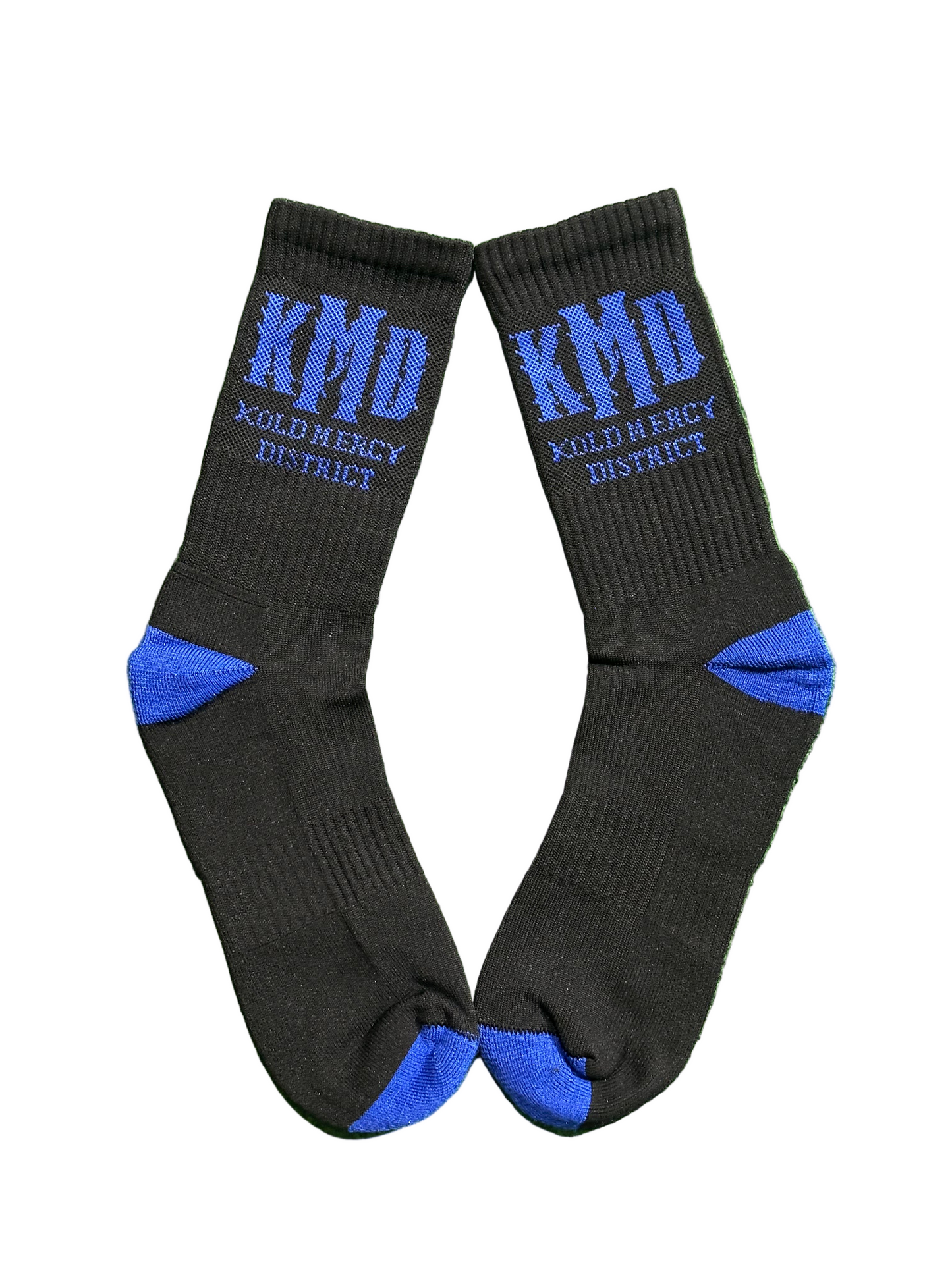 kmd blk/blue socks