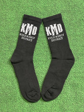 Load image into Gallery viewer, KMD BLK/WHT SOCKS
